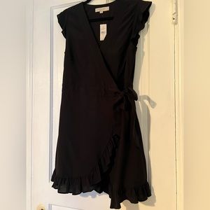LOFT NWT Wrap Mini Dress with Built-in Shorts
